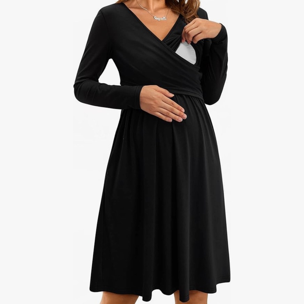 Black Nursing Dress
